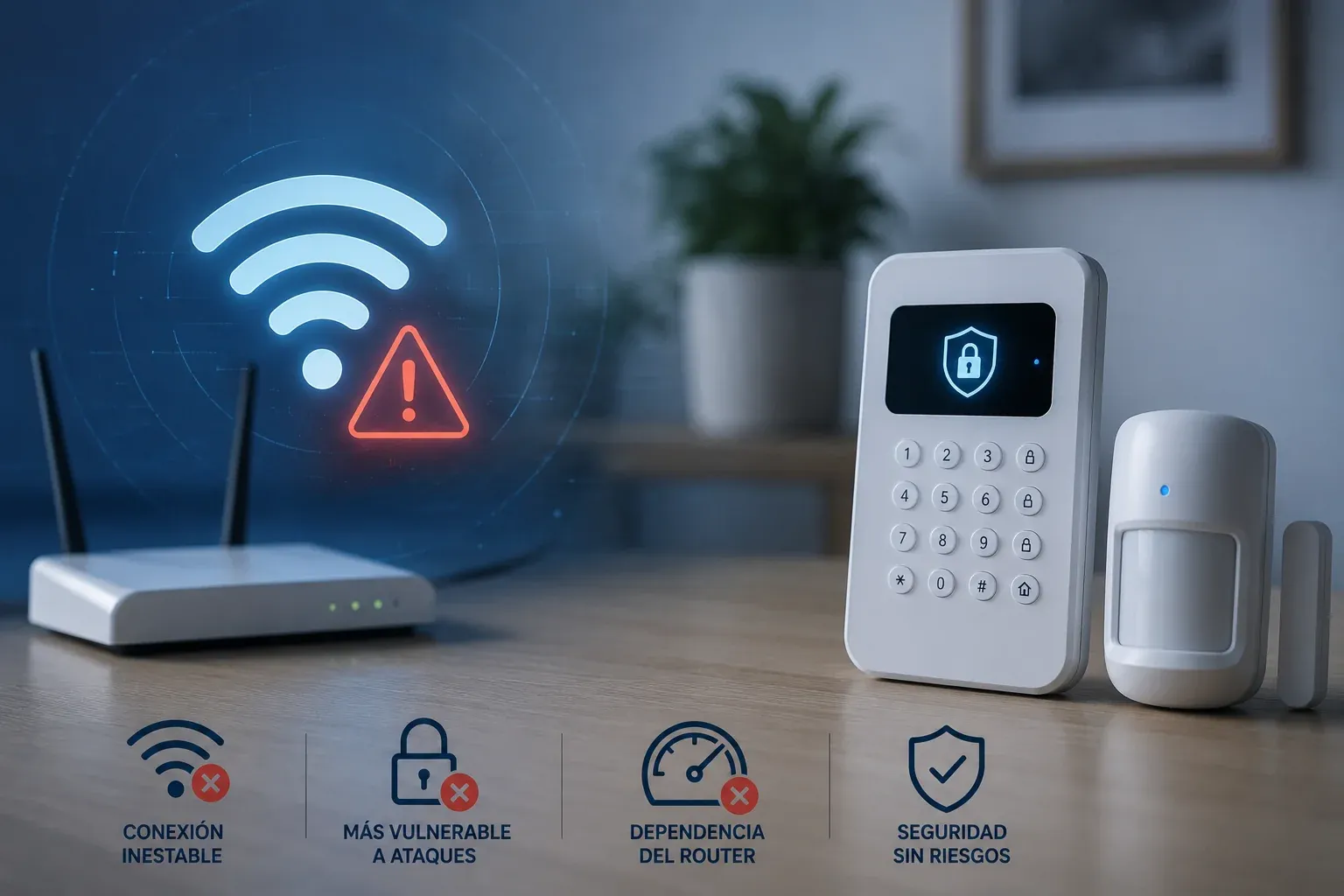 Por qué el WiFi no debería ser la base de tu sistema de seguridad